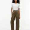 Linen-Blend Crewneck T-Shirt