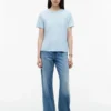 Linen-Blend Crewneck T-Shirt