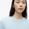 Linen-Blend Crewneck T-Shirt