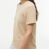 Linen-Blend Crewneck T-Shirt