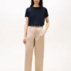 Linen-Blend Crewneck T-Shirt