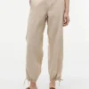 Linen-Cotton Blend Pull-On Pant Linen-Cotton Blend Pull-On Pant
