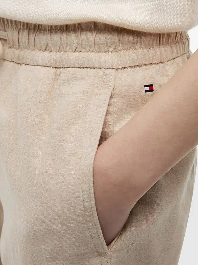 Linen-Cotton Blend Pull-On Pant Linen-Cotton Blend Pull-On Pant