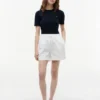 Linen-Cotton Blend Pull-On Short Linen-Cotton Blend Pull-On Short