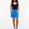 Linen-Cotton Blend Pull-On Short Linen-Cotton Blend Pull-On Short