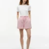 Linen-Cotton Blend Pull-On Short Linen-Cotton Blend Pull-On Short
