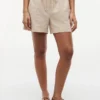 Linen-Cotton Blend Pull-On Short Linen-Cotton Blend Pull-On Short