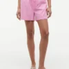Linen-Cotton Blend Pull-On Short Linen-Cotton Blend Pull-On Short