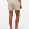 Linen-Cotton Blend Pull-On Short Linen-Cotton Blend Pull-On Short