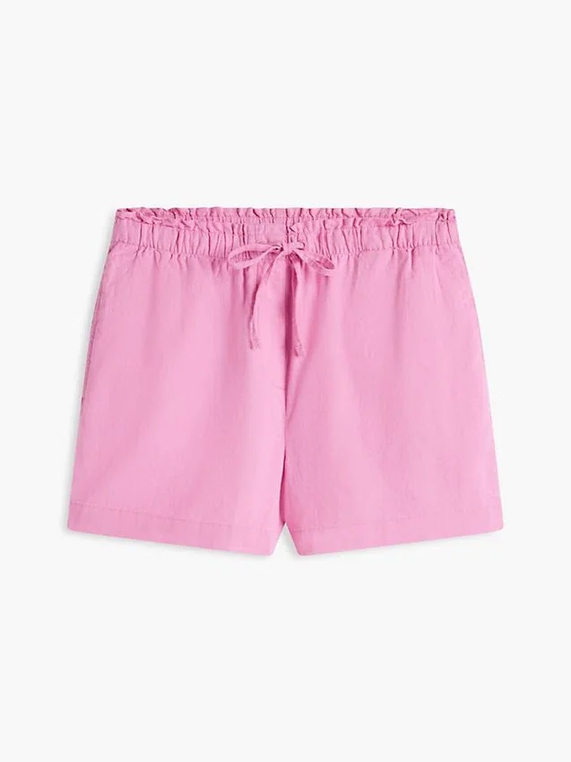 Linen-Cotton Blend Pull-On Short Linen-Cotton Blend Pull-On Short