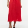 Linen Midi Skirt Linen Midi Skirt