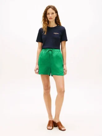 Linen Pull-On Short