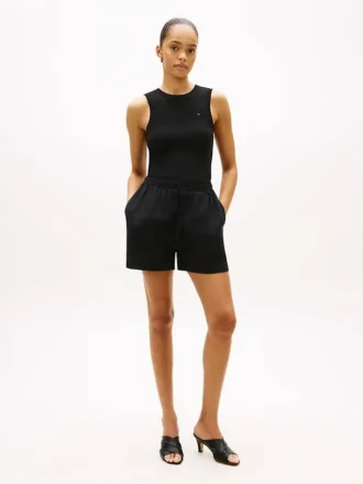 Linen Pull-On Short