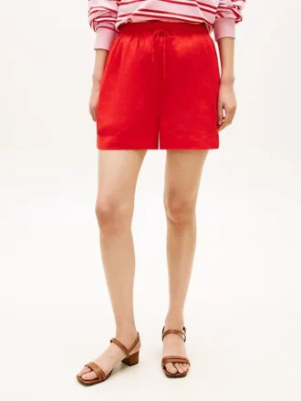 Linen Pull-On Short