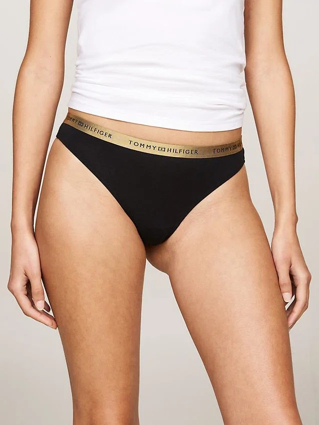 Logo Waistband Thong 5-Pack Logo Waistband Thong 5-Pack