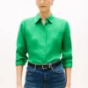 Long-Sleeve Linen Shirt