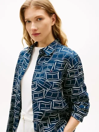 Long-Sleeve Linen Shirt