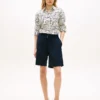 Long-Sleeve Linen Shirt