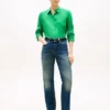 Long-Sleeve Linen Shirt
