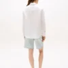 Long-Sleeve Linen Shirt