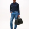 Long-Sleeve Tonal Flag Logo T-Shirt Long-Sleeve Tonal Flag Logo T-Shirt
