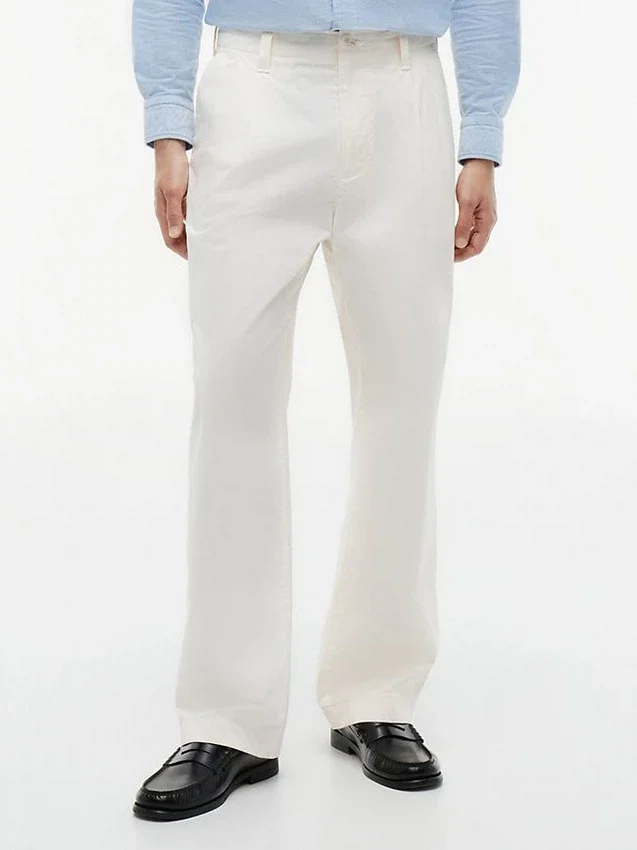 Loose Fit Pleated Paper-Touch Pant Loose Fit Pleated Paper-Touch Pant