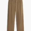 Loose Fit Pleated Paper-Touch Pant Loose Fit Pleated Paper-Touch Pant
