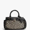 Macrame Leather Mini Tote Bag