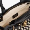 Macrame Leather Mini Tote Bag