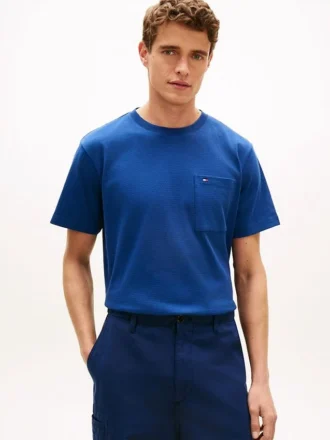 Mesh Jersey Pocket T-Shirt