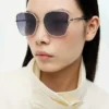 Metal Butterfly Frame Sunglasses