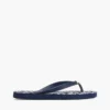 Metal Hardware TH Script Print Flip-Flop