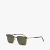 Metal Square Frame Sunglasses
