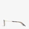 Metal Square Frame Sunglasses