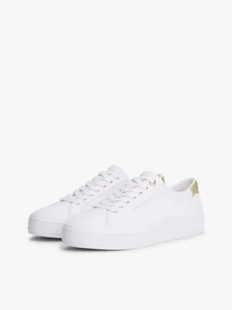 Metallic Accent Canvas Sneaker