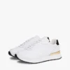 Metallic Accent Leather Runner Sneaker