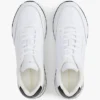 Metallic Accent Leather Runner Sneaker