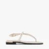 Metallic Accent Leather Sandal Metallic Accent Leather Sandal