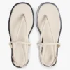 Metallic Accent Leather Sandal Metallic Accent Leather Sandal