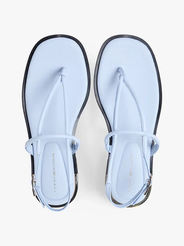 Metallic Accent Leather Sandal Metallic Accent Leather Sandal