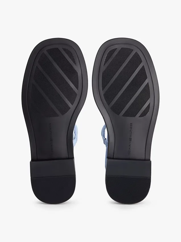 Metallic Accent Leather Sandal Metallic Accent Leather Sandal
