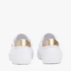 Metallic Heel Canvas Sneaker
