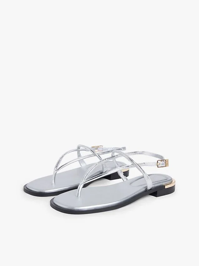 Metallic Leather Sandal Metallic Leather Sandal