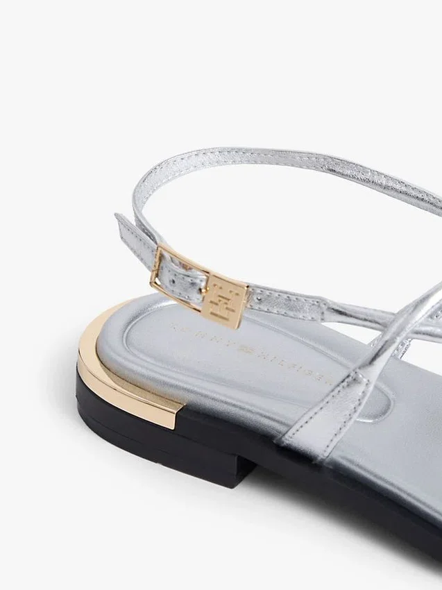 Metallic Leather Sandal Metallic Leather Sandal