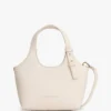 Metallic Logo Pebbled Mini Tote Bag Metallic Logo Pebbled Mini Tote Bag