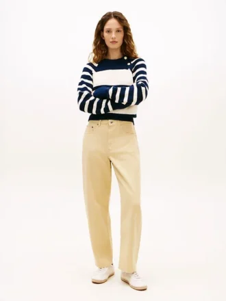 Mid-Rise Barrel Jean