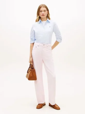 Mid-Rise Barrel Jean