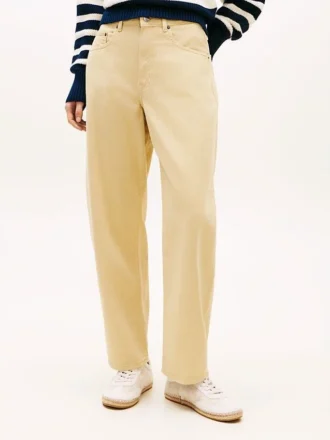 Mid-Rise Barrel Jean