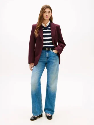 Mid-Rise Loose Straight Jean