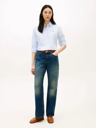 Mid-Rise Loose Straight Jean